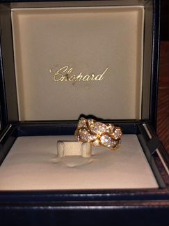 Кольцо Chopard оригинал р.17,5 бриллианты, золото