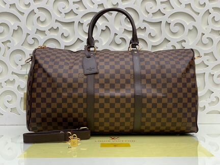 Сумка Louis Vuitton коричневая шашка