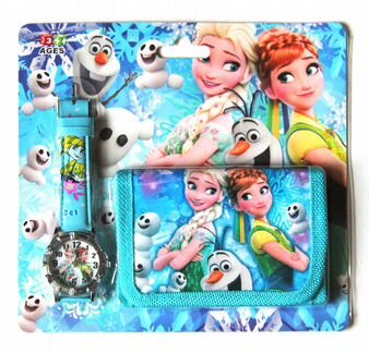 Детские часы с кошельком Disney