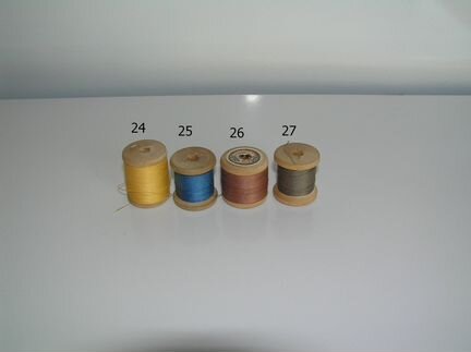 Швейные х/б нитки №№10, 40, 50, 60 времён СССР