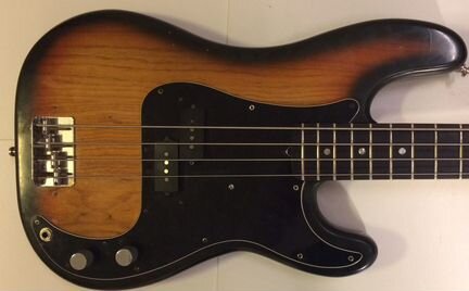 Fender Precision 1979 старый