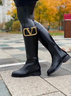 Сапоги Valentino кожаные