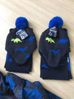Шапка+ шарф futurino boy