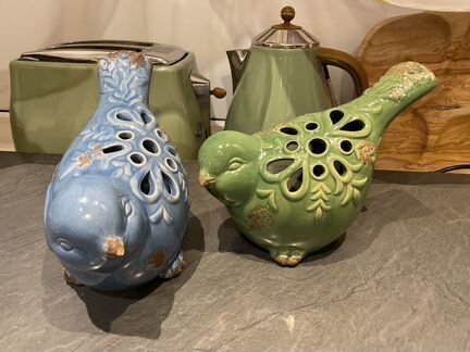 Подсвечники-статуэтки птицы