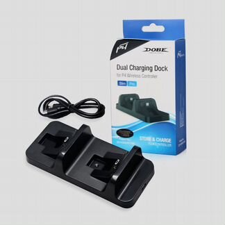 Зарядная станция dobe для 2-х dualshock 4