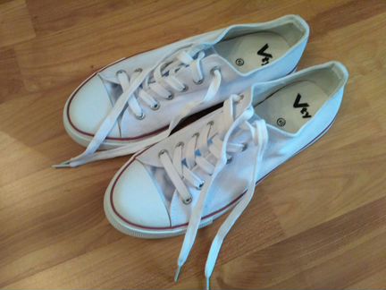 Кеды белые р 40