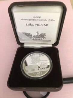 Латвия 1 лат 2004 Видземе Задвинское герцогство