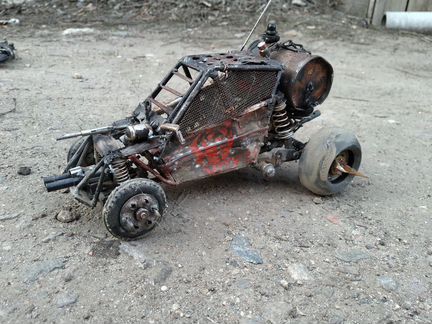 Модель багги в стиле постапокаллипсис