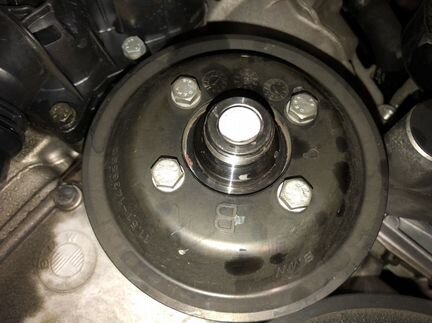 Шкив помпы бмв е39 м54 м52ту, крыльчатка помпы bmw