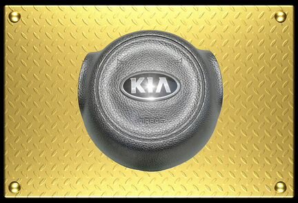 Подушка безопасности руля KIA RIO IV серая