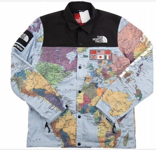 tnf map jacket