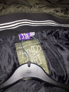 Куртка осенняя утеплённая рост 158