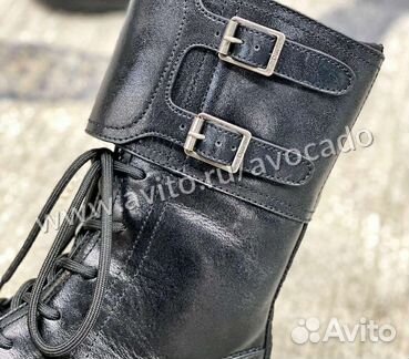 Ботинки кожаные