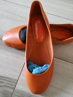 Балетки новые нат.кожа