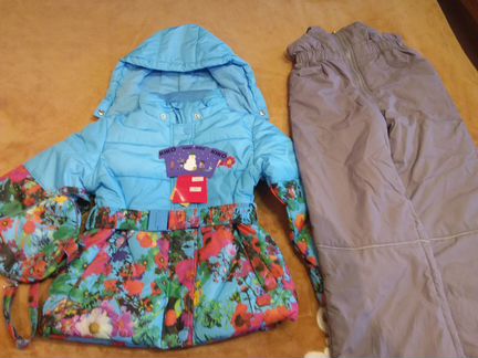 Костюм весна -осень р 116,новый,кико, утепленный