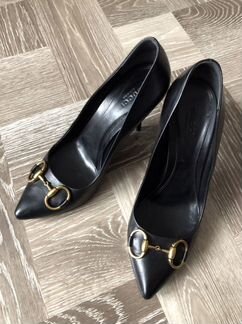 Туфли чёрные Gucci (оригинал) 38,5