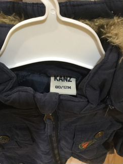 Куртка зимняя kanz новая (80 размер)
