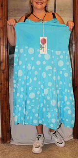 Италия.Стильн.яркое,потряс платье-сарафан р.50-56