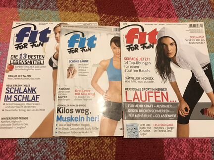 Журнал на немецком fit for fun