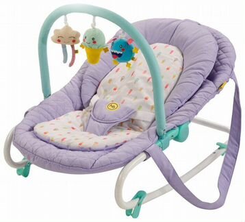 Шезлонг для детей happy baby nesty