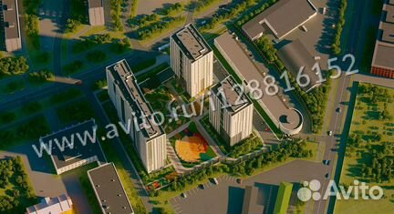 1-к квартира, 38.6 м², 12/25 эт.