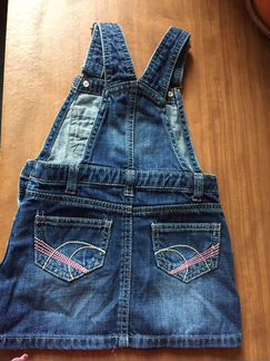 Сарафан джинсовый 12-18 мес Mothercare