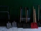 Лопаты снеговые, скребки, черенки