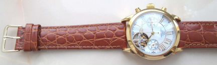 Часы мактайм скелетон хронограф 3133