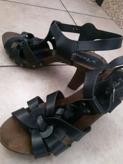 Кожаные босоножки рзм.37