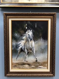 Картина Белая Лошадь