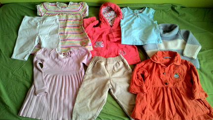 Пакет вещей рост 74-80 см