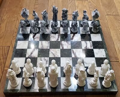 Шахматы Русские сказки каменные