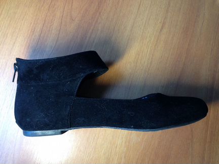 Замшевые туфли