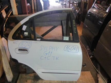 Дверь задняя правая Ниссан Альмера 16 Almera N16