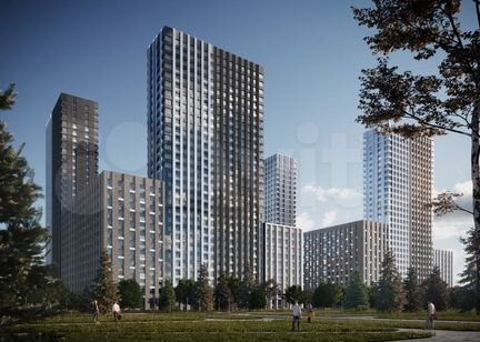1-к квартира, 34 м², 25/30 эт.