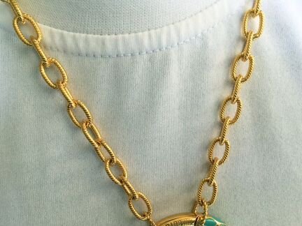 Комплект Just Cavalli Dragon:подвеска,серьги эмаль