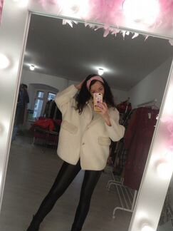 Тёплый жакет альпака