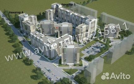 1-к квартира, 40.2 м², 4/16 эт.