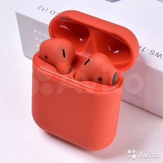 Сенсорные наушники AirPods i12-tws Красные
