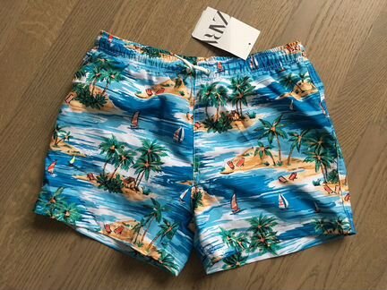 Новые модные шорты-плавки Zara. 11/12 лет