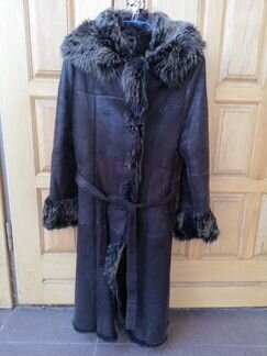 Дублёнка коричневая