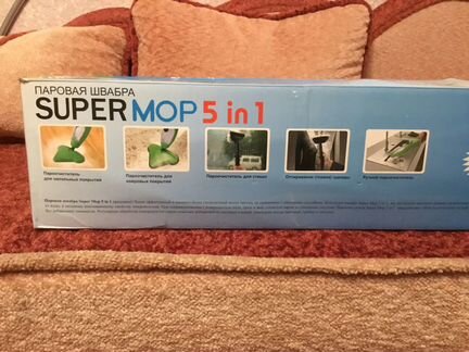 Паровая швабра super mop 5 в 1