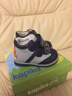 Новые кожаные ботинки Kapika
